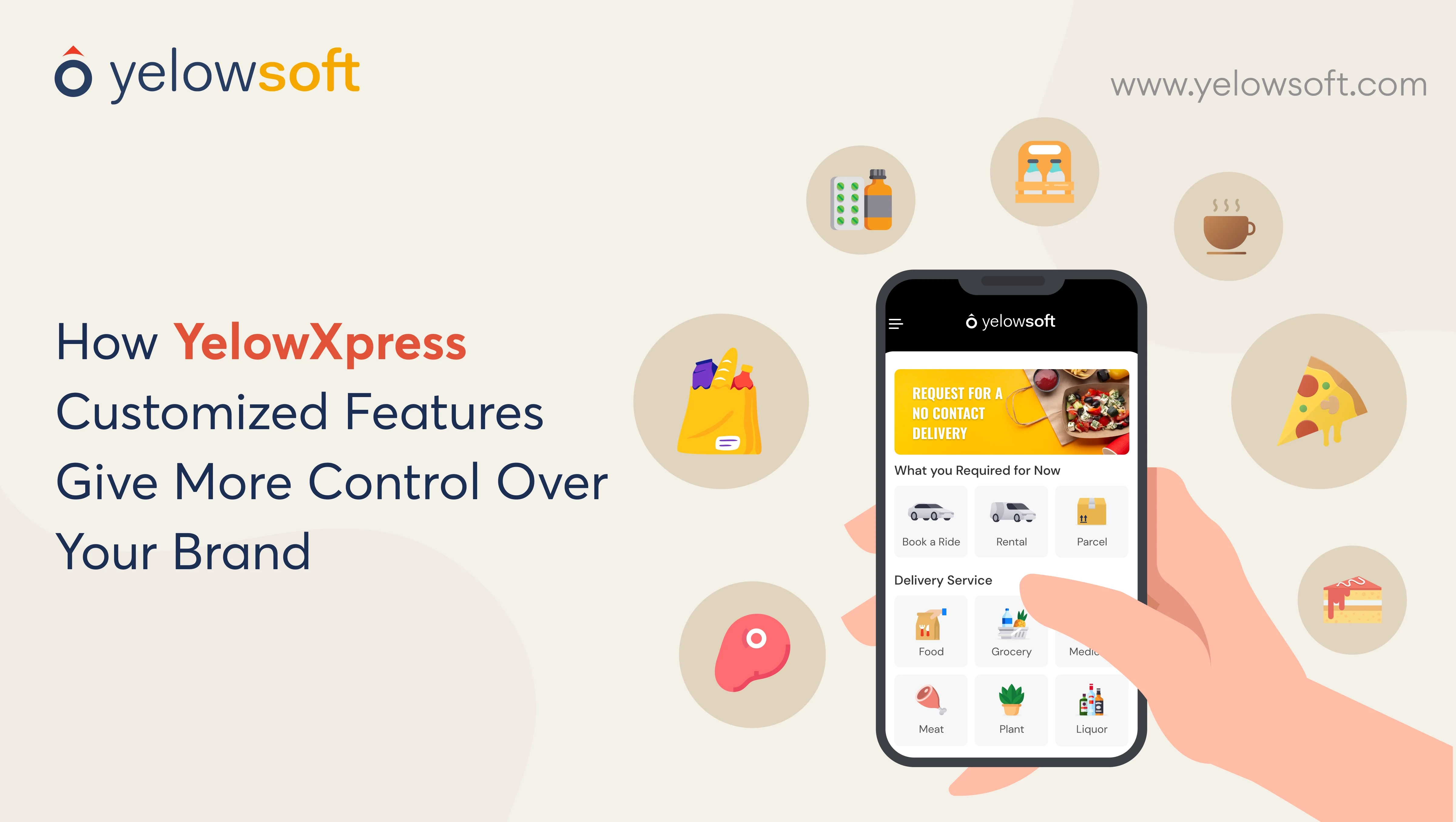 Take control of your brand with YelowXpress custom features